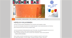 Desktop Screenshot of luther-bau.com