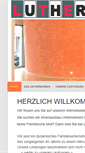 Mobile Screenshot of luther-bau.com